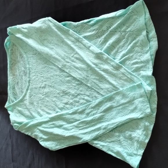 Women's long sleeve light weight shirt Mudd Size: Small light green poly/cotton - Picture 1 of 10